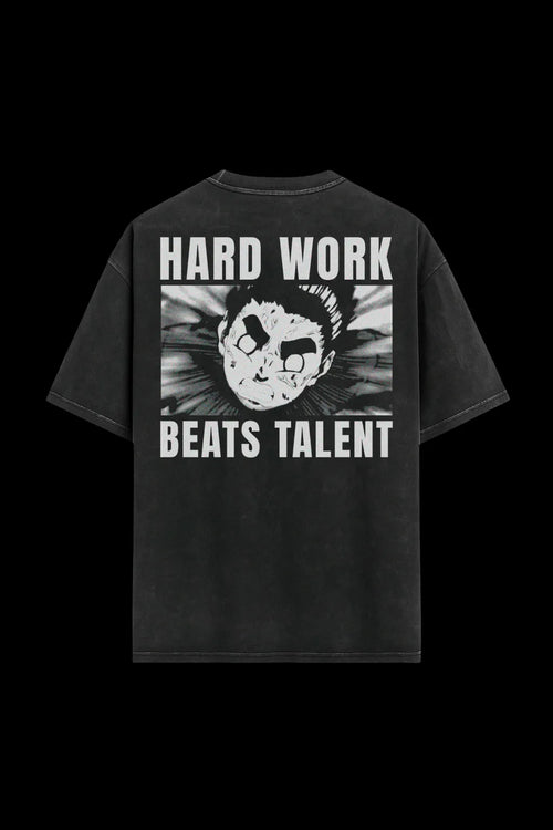 Oversized Tee – Untalented (Hard Work Beats Talent)