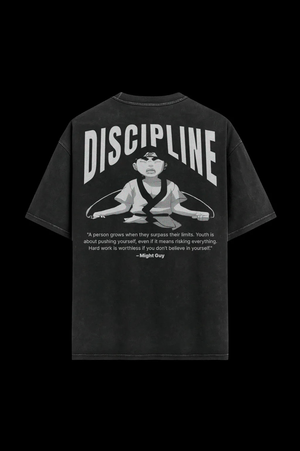 Oversized Tee – Discipline (No Shortcuts)