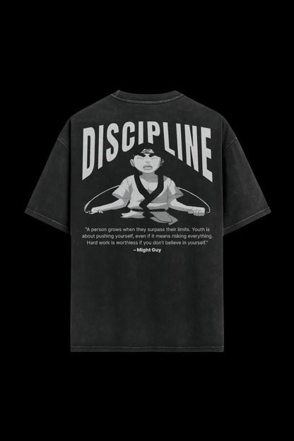 Oversized Tee – Discipline (No Shortcuts)