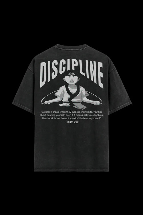 Oversized Tee – Discipline (No Shortcuts)