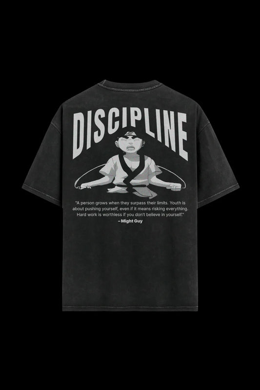 Oversized Tee – Discipline (No Shortcuts)