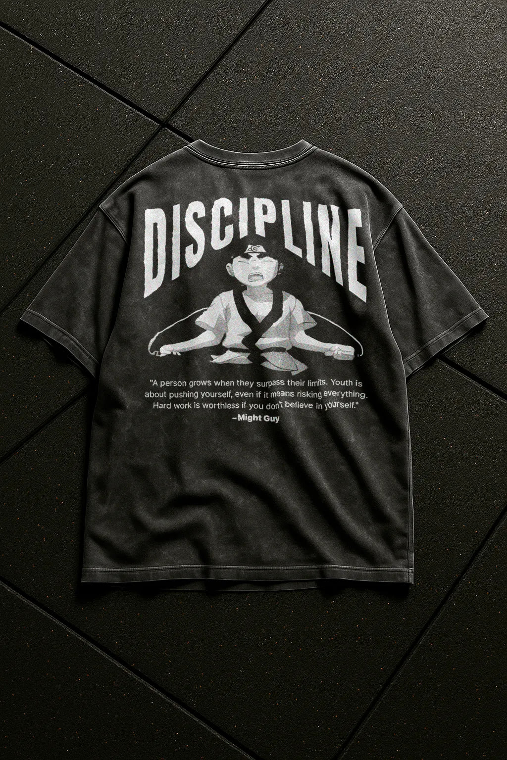 Oversized Tee – Discipline (No Shortcuts)